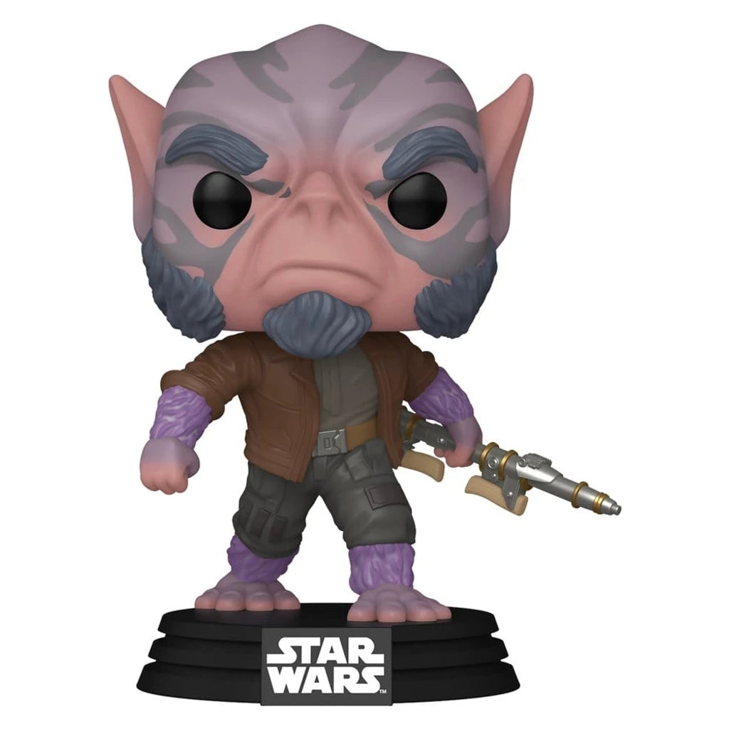 Star Wars: The Mandalorian and Grogu POP! Vinyl Bobblehead Figure Zeb Orrelios  9 cm