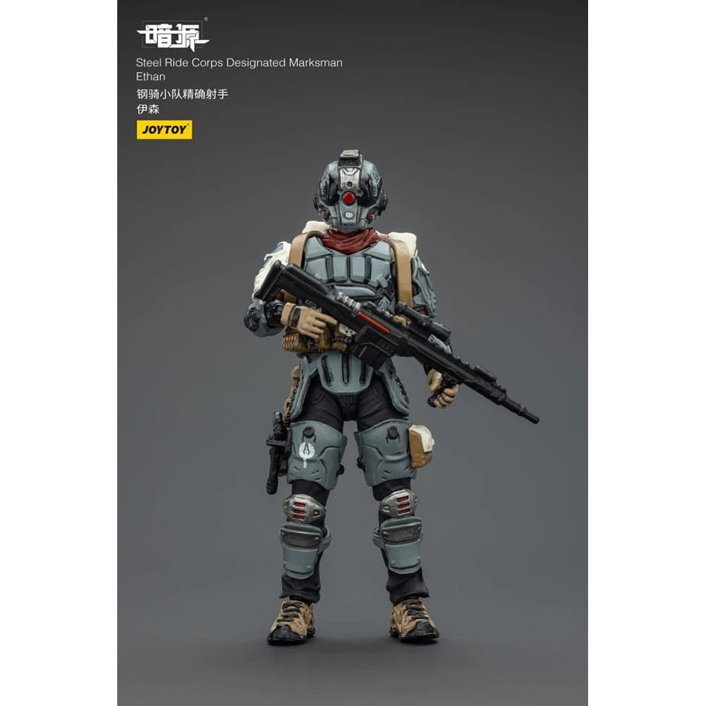 Steel Ride Corps Dark Source Action Figur Designated Marksman Ethan 7 cm