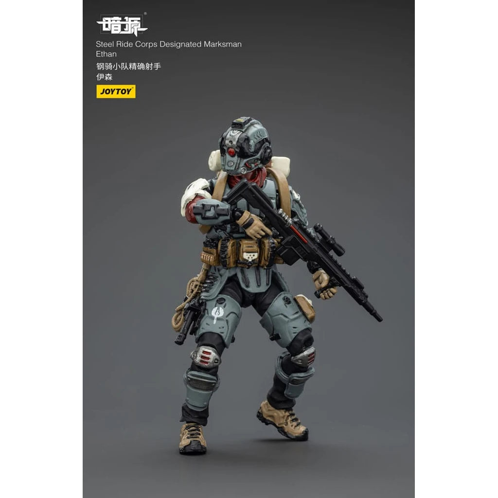 Steel Ride Corps Dark Source Action Figur Designated Marksman Ethan 7 cm