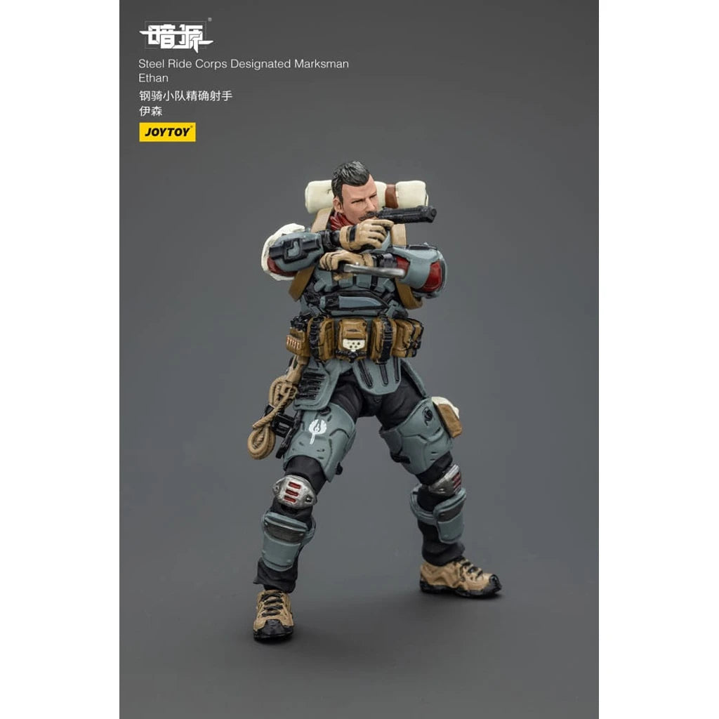 Steel Ride Corps Dark Source Action Figur Designated Marksman Ethan 7 cm