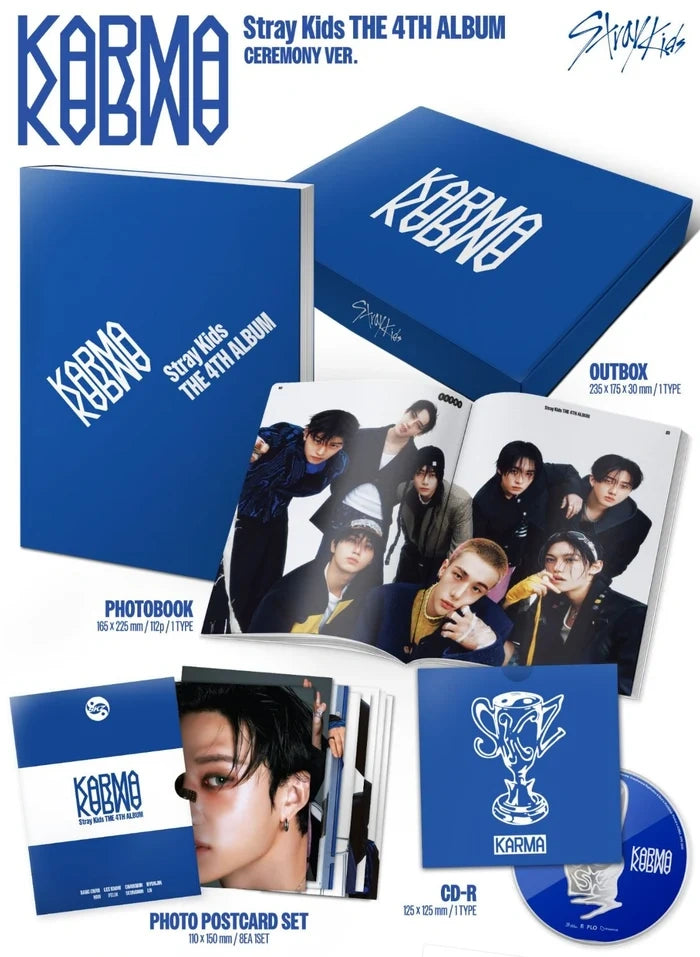 [EAN:8809954227868][IMG:1] STRAY KIDS – KARMA l 4th Full Album l 2025 CD - Random Ver.