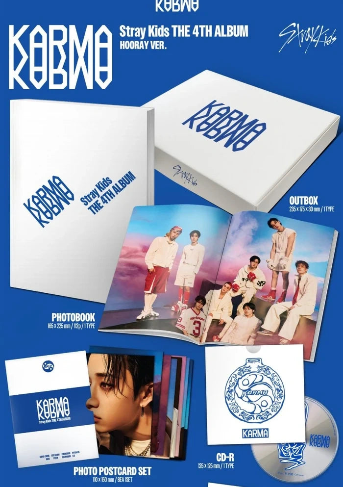 [EAN:8809954227868][IMG:3] STRAY KIDS – KARMA l 4th Full Album l 2025 CD - Random Ver.