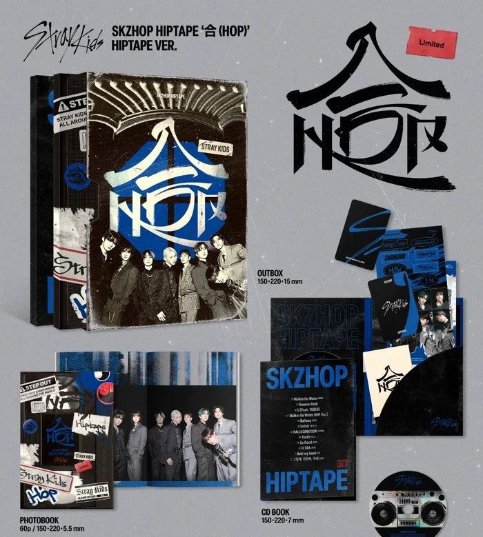 [EAN:8809954228476][IMG:4] STRAY KIDS – SKZHOP HIPTAPE ‘合 (HOP)’ | 2024 CD - Random Ver.