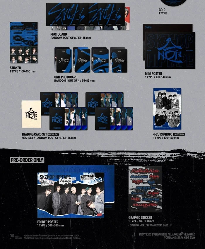 [EAN:8809954228476][IMG:5] STRAY KIDS – SKZHOP HIPTAPE ‘合 (HOP)’ | 2024 CD - Random Ver.
