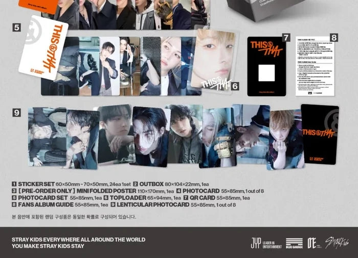 [EAN:8809954226533][IMG:2] Stray Kids - THIS & THAT | 10th Mini Album | Fans Album VER. | 2026 QR