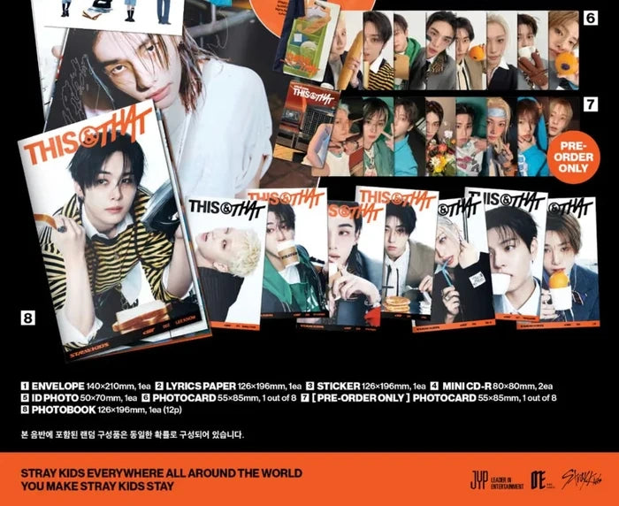 [EAN:8809954226526][IMG:2] Stray Kids - THIS & THAT | 10th Mini Album | & VER. | 2026 CD - Random Ver.