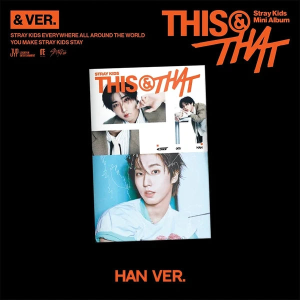 [EAN:8809954226526][IMG:7] Stray Kids - THIS & THAT | 10th Mini Album | & VER. | 2026 CD - Random Ver.