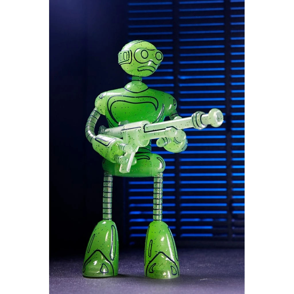 Teenage Mutant Ninja Turtles (Mirage Comics) Action Figure Transmat Fugitoid GID 18 cm