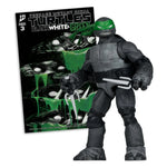 Teenage Mutant Ninja Turtles Page Punchers Action Figure (Black White & Green) (Red Platinum Edition) 13 cm
