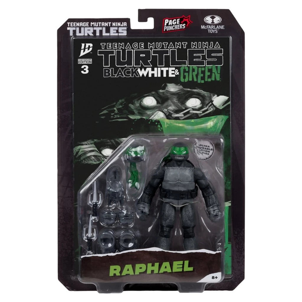 Teenage Mutant Ninja Turtles Page Punchers Action Figure (Black White & Green) (Red Platinum Edition) 13 cm