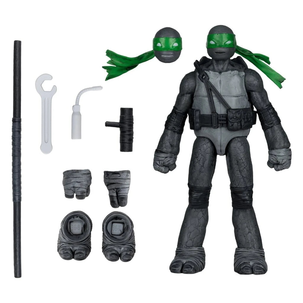 Teenage Mutant Ninja Turtles Page Punchers Action Figure Donatello (Black White & Green ) (Red Platinum Edition) 13 cm