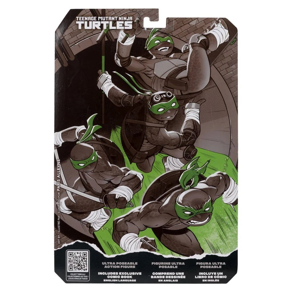 Teenage Mutant Ninja Turtles Page Punchers Action Figure Donatello (Black White & Green ) (Red Platinum Edition) 13 cm