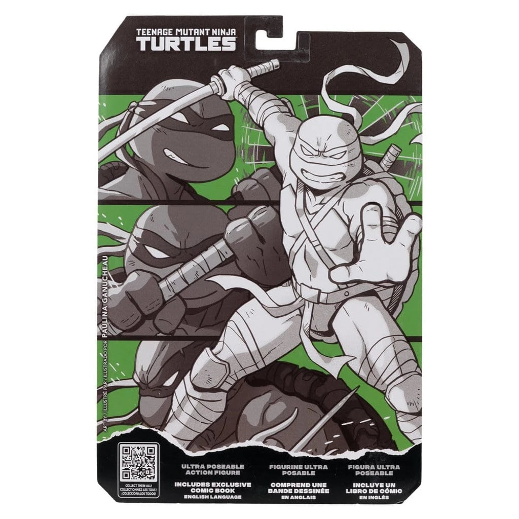 Teenage Mutant Ninja Turtles Page Punchers Action Figure Leonardo (Black White & Green) (Red Platinum Edition) 13 cm