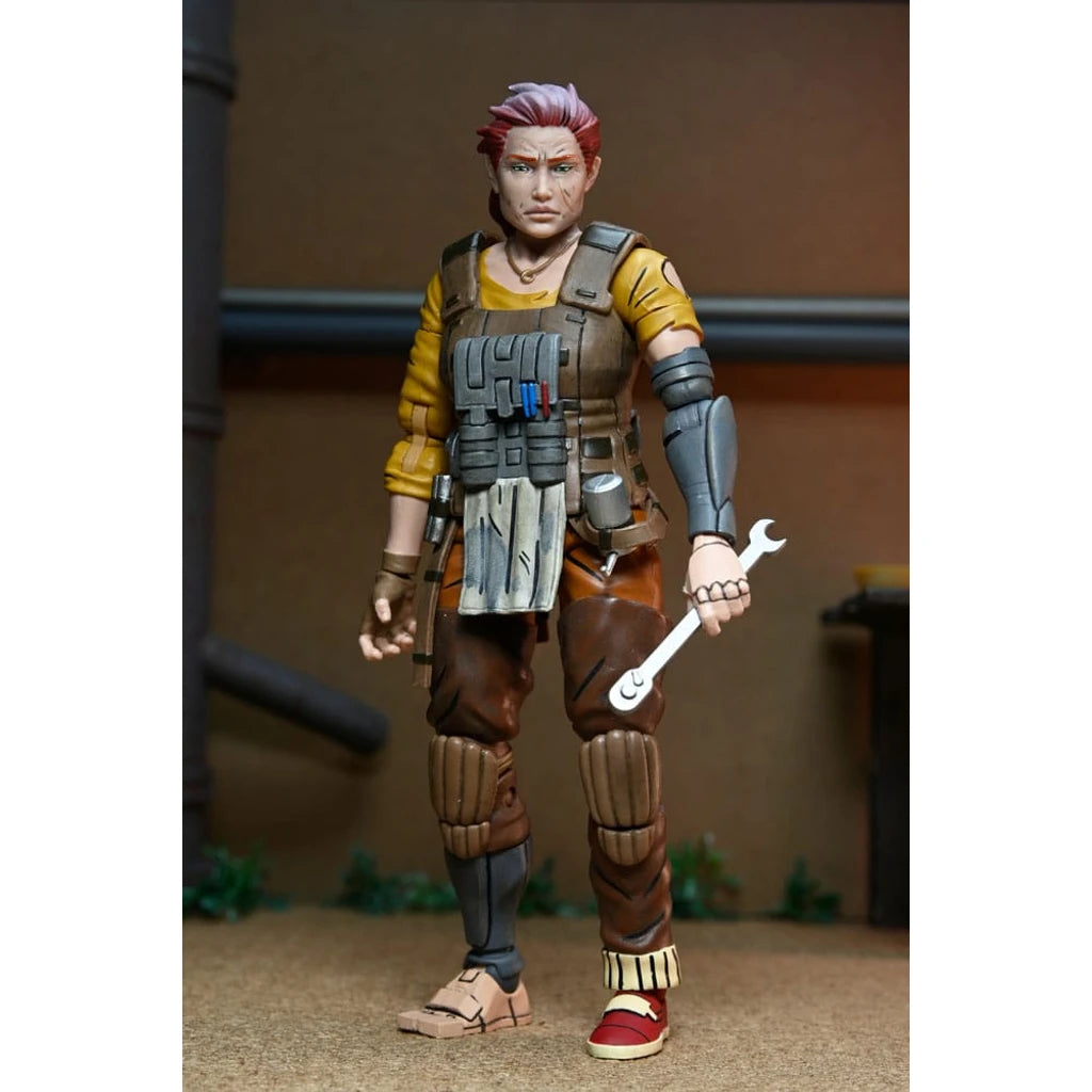 Teenage Mutant Ninja Turtles (The Last Ronin The Lost Years) Action Figure Grammy April with Baby Yi & Moja 18 cm