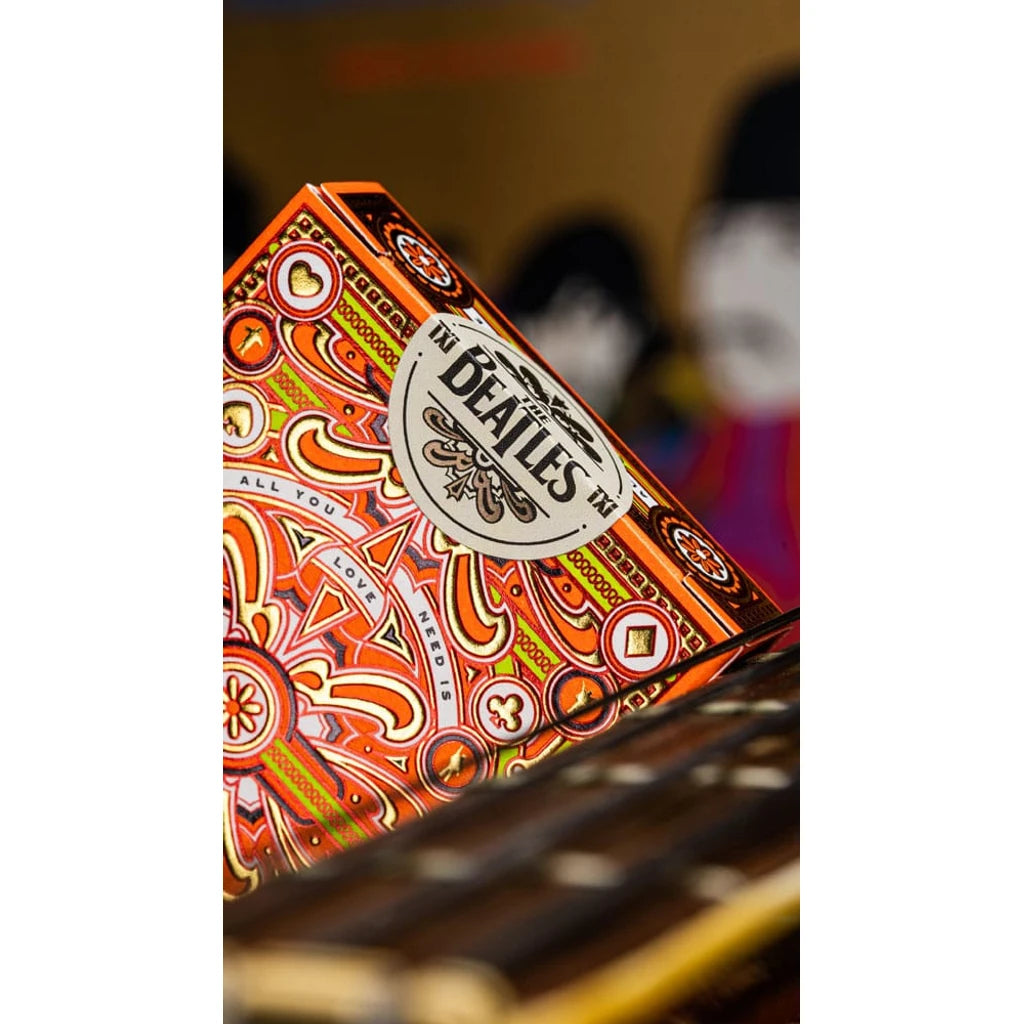 The Beatles Playing Cards Orange Version