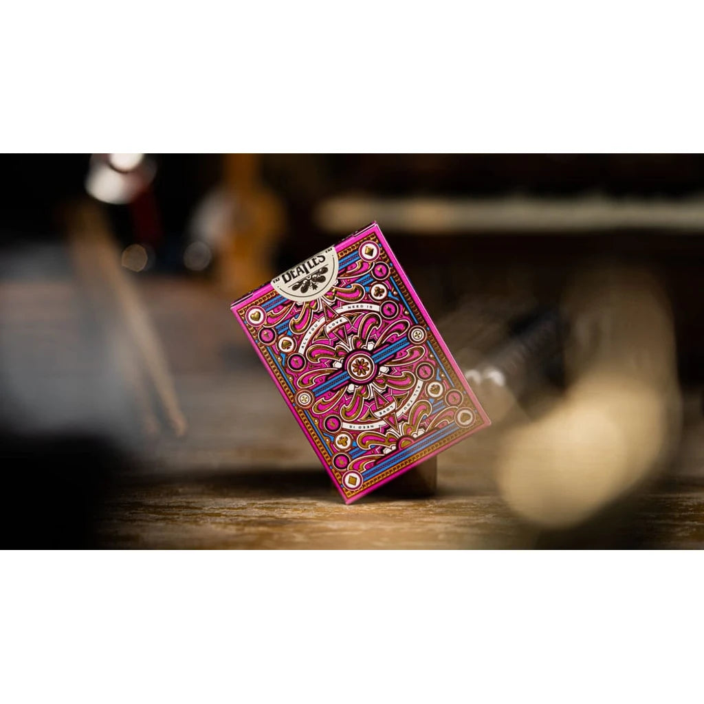 The Beatles Playing Cards Pink Version