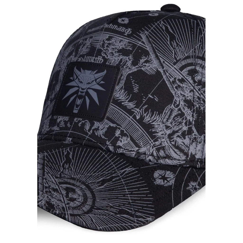 The Witcher Baseball Logo Black