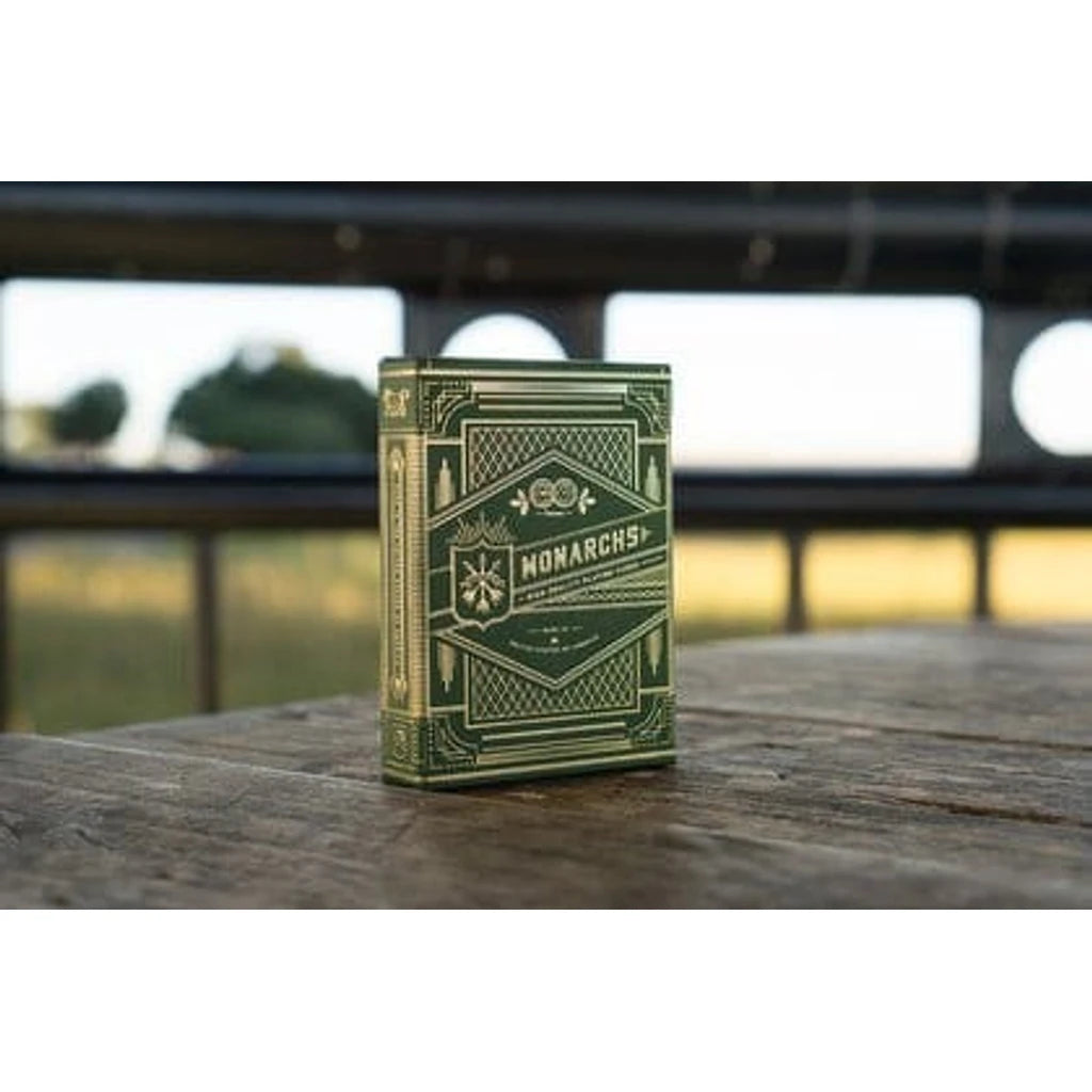 Theory 11 Playing Cards Monarch Green