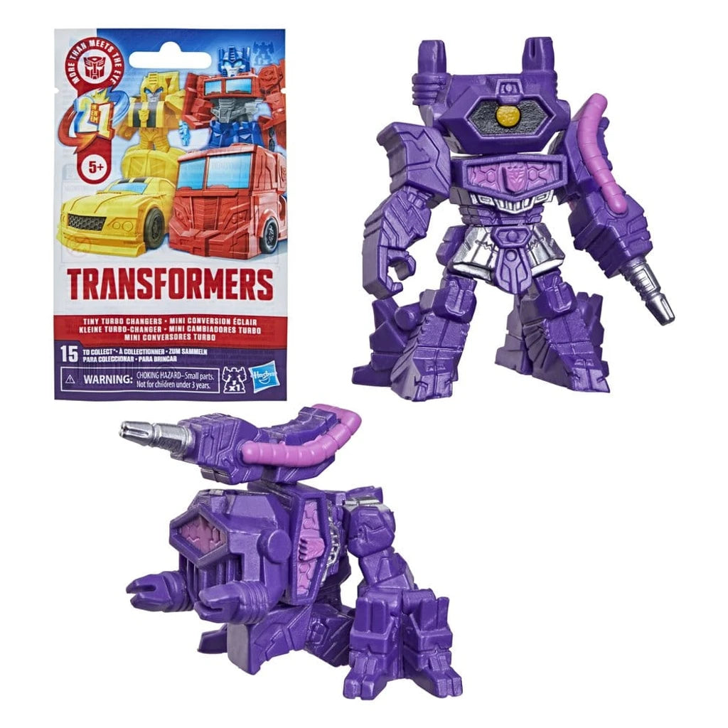 Transformers Mini Action Figures 4 cm Tiny Turbo Changers Blind Box Display (24)