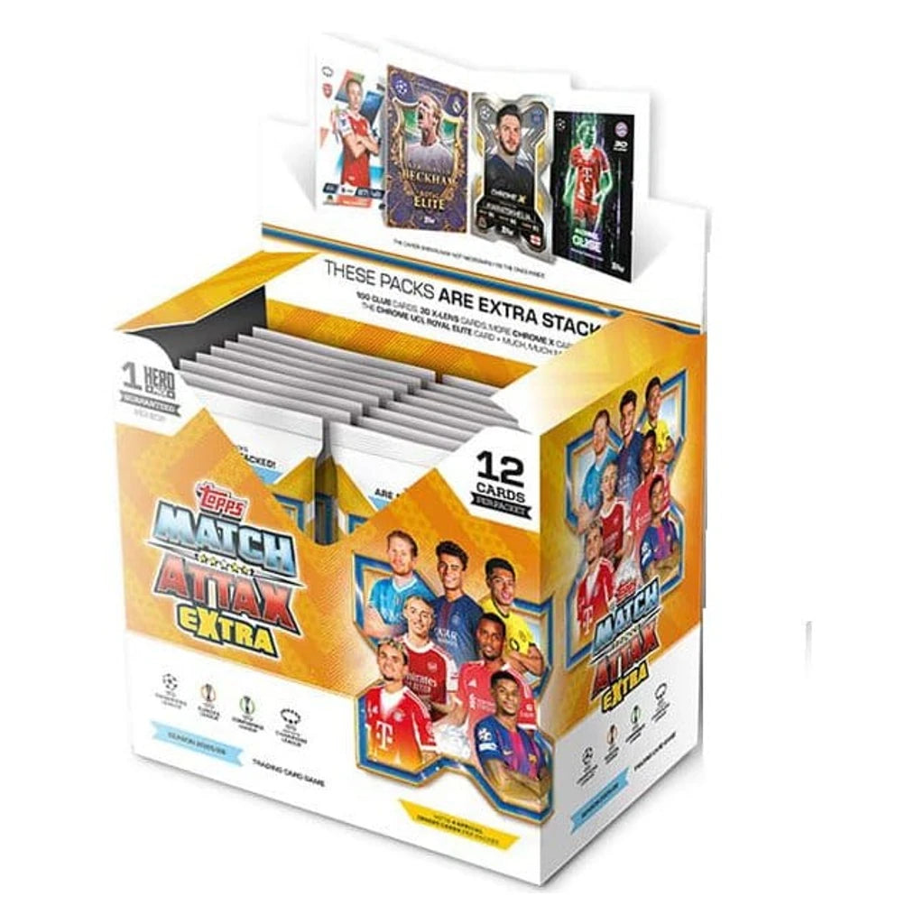 UEFA Champions League Match Attax Extra Trading Cards 2025/26 Booster Display (32)