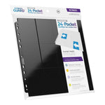 Ultimate Guard 24-Pocket QuadRow Pages Side-Loading (10) - Black