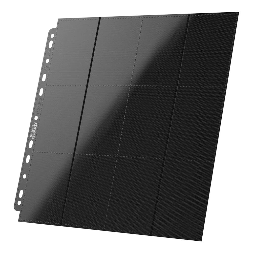 Ultimate Guard 24-Pocket QuadRow Pages Side-Loading (10) - Black