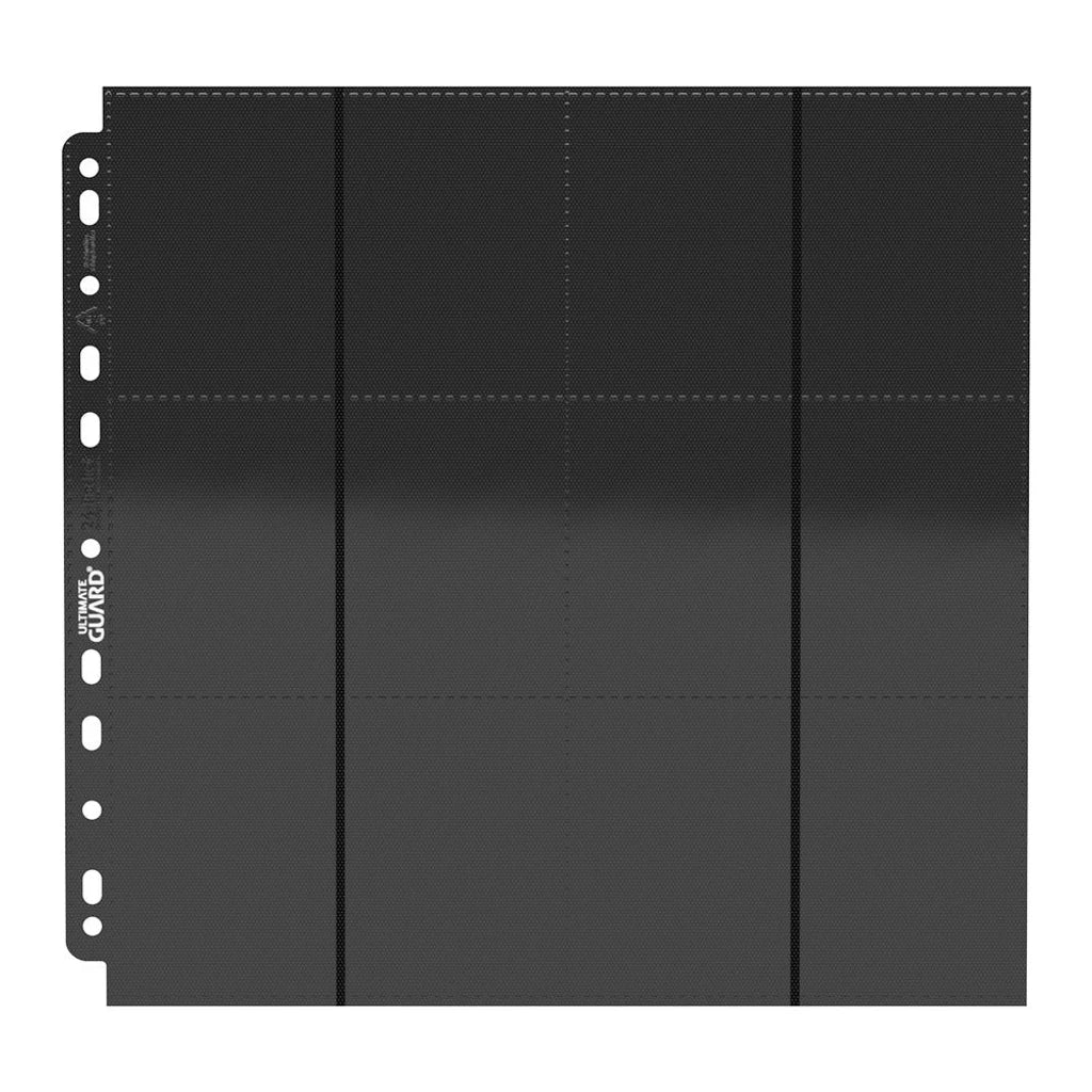 Ultimate Guard 24-Pocket QuadRow Pages Side-Loading (10) - Black
