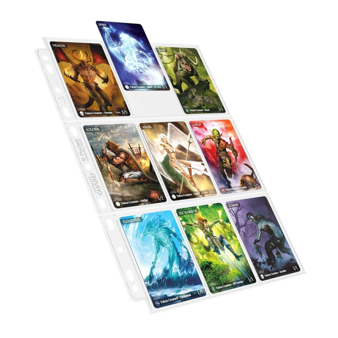 Ultimate Guard 9-Pocket Pages Top-Loading (100) - Transparent
