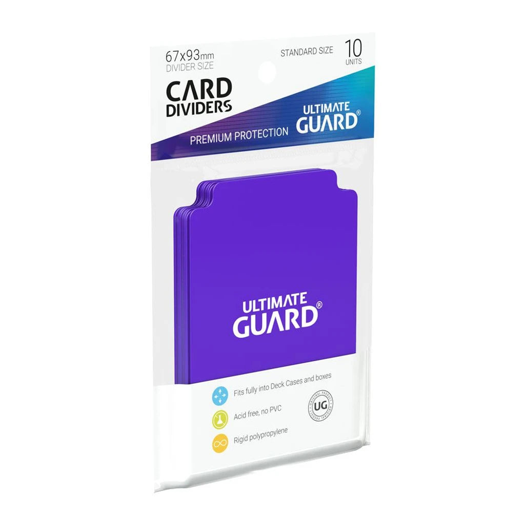 Ultimate Guard Card Dividers Standard Size (10) - Purple