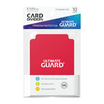 Ultimate Guard Card Dividers Standard Size (10) - Red