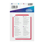 Ultimate Guard Card Dividers Standard Size (10) - Red