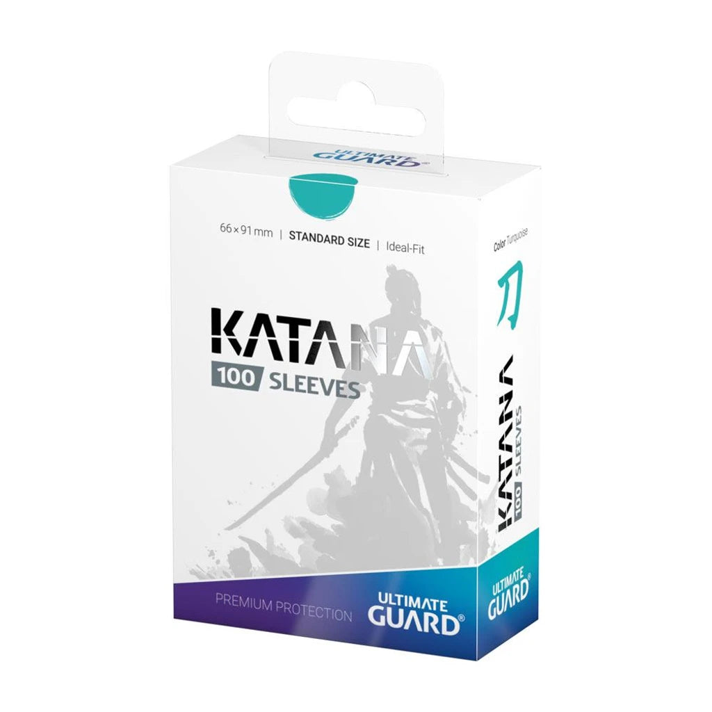 Ultimate Guard Katana Sleeves Standard Size (100) - Turquoise