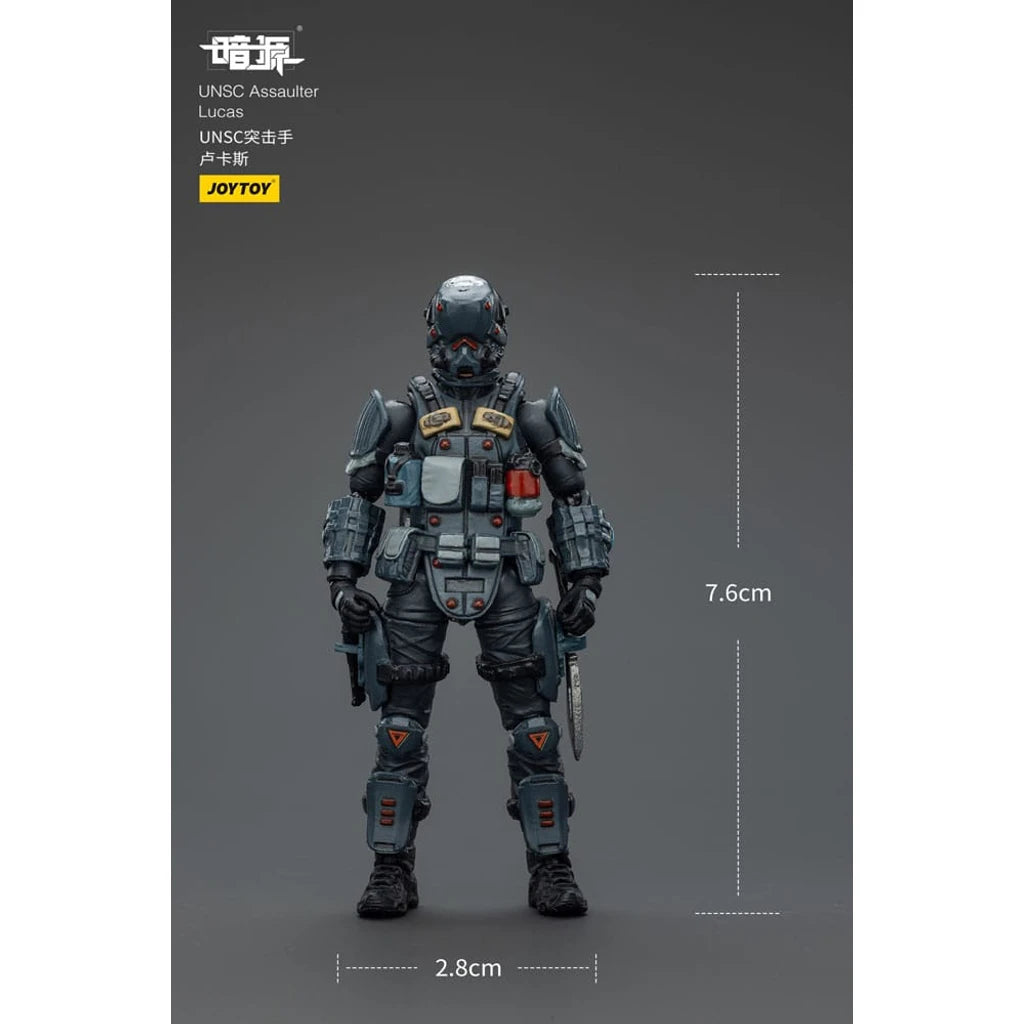 UNSC Dark Source Action Figur Assaulter Lucas 7 cm