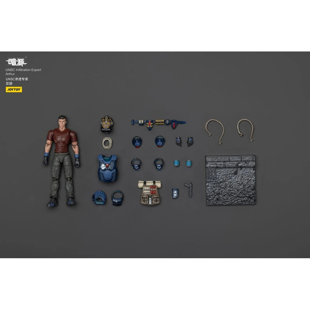 UNSC Dark Source Action Figur Infiltration Expert Arthur 7 cm