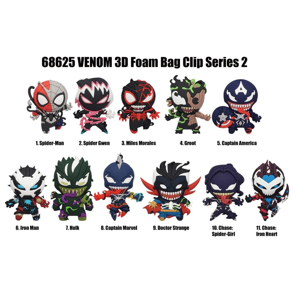 Venom 3D PVC Bag Clips Series 2 Display (24)
