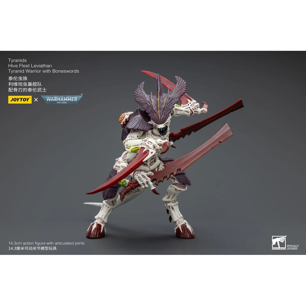 Warhammer 40k Action Figure 1/18 Tyranids Hive Fleet Leviathan Tyranid Warrior with Boneswords 12 cm