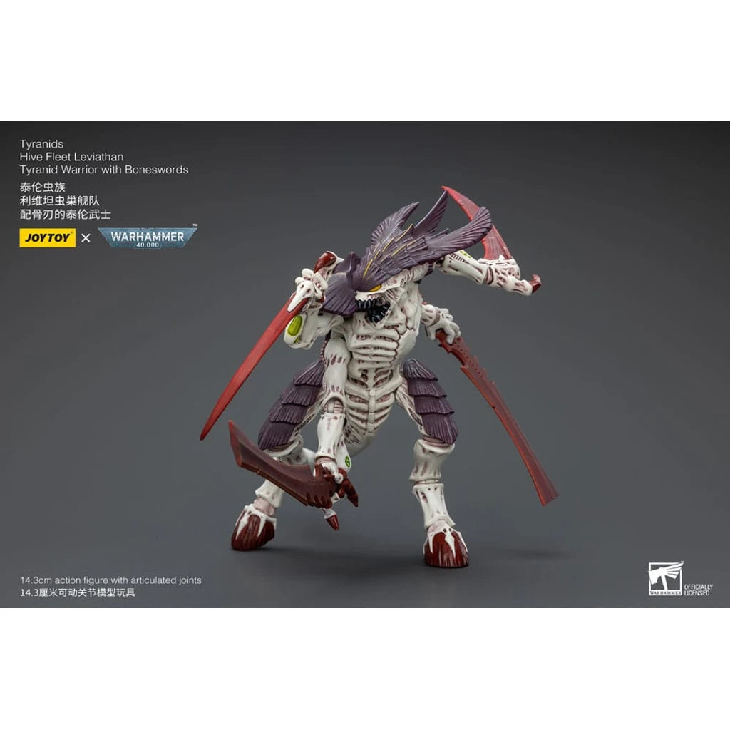 Warhammer 40k Action Figure 1/18 Tyranids Hive Fleet Leviathan Tyranid Warrior with Boneswords 12 cm