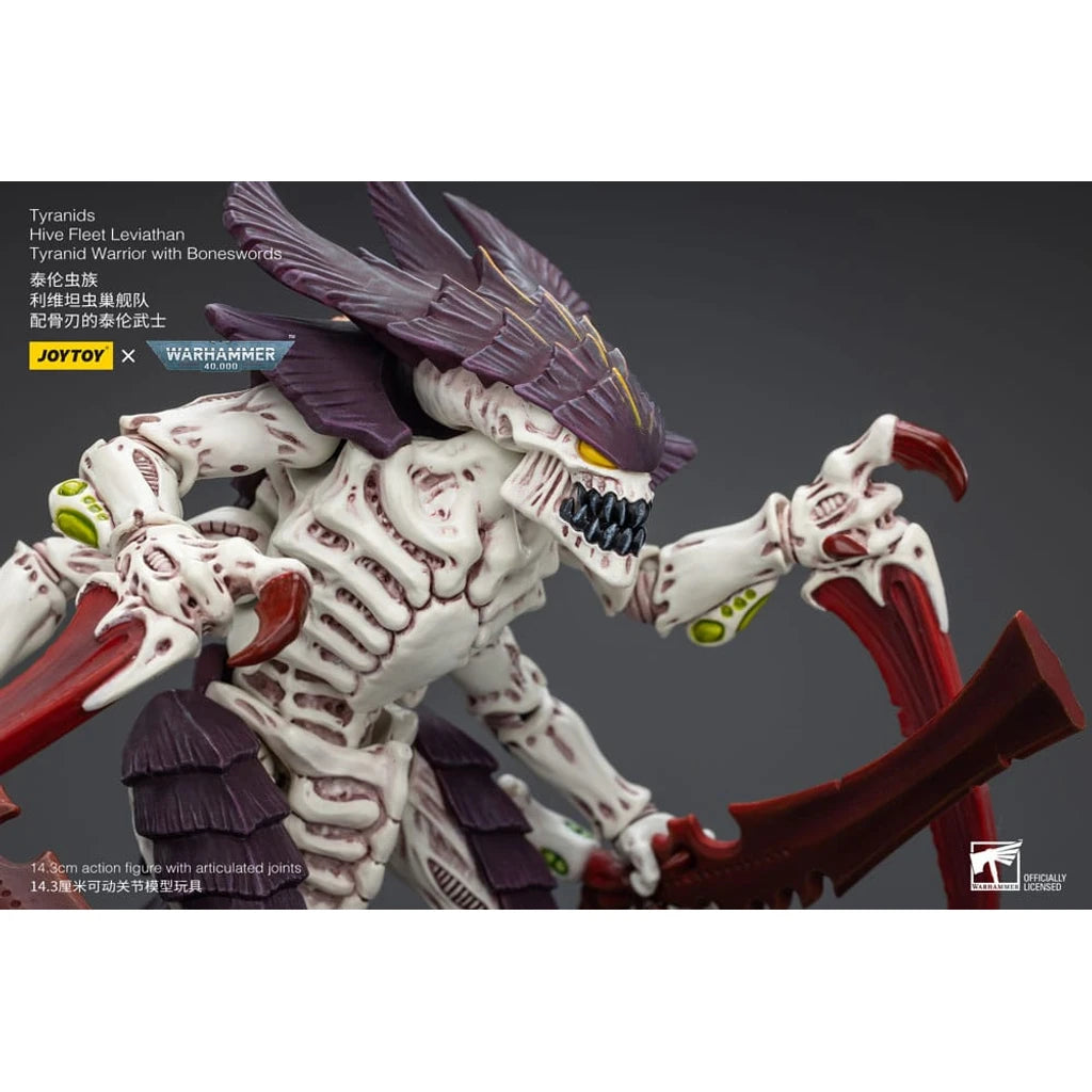 Warhammer 40k Action Figure 1/18 Tyranids Hive Fleet Leviathan Tyranid Warrior with Boneswords 12 cm