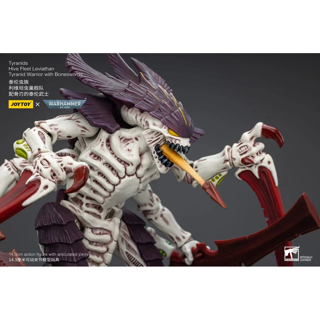 Warhammer 40k Action Figure 1/18 Tyranids Hive Fleet Leviathan Tyranid Warrior with Boneswords 12 cm