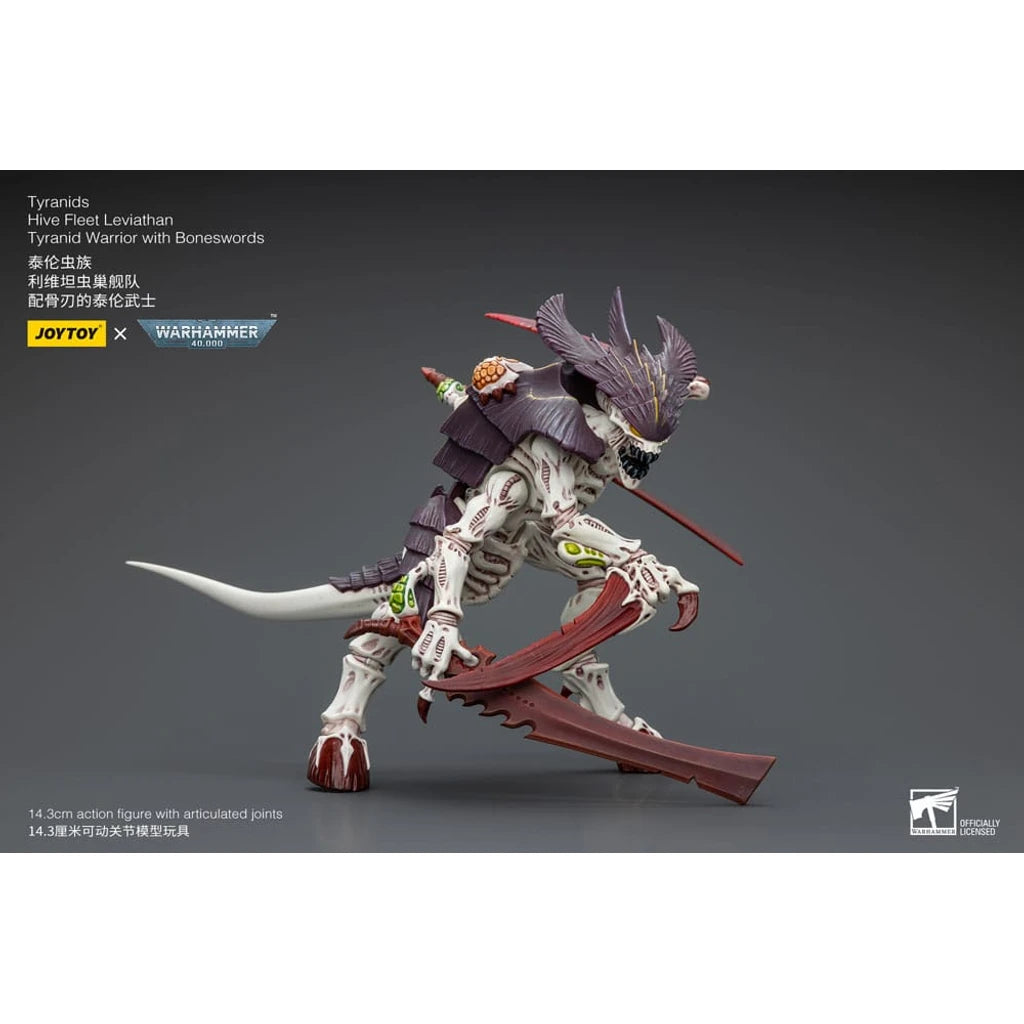 Warhammer 40k Action Figure 1/18 Tyranids Hive Fleet Leviathan Tyranid Warrior with Boneswords 12 cm