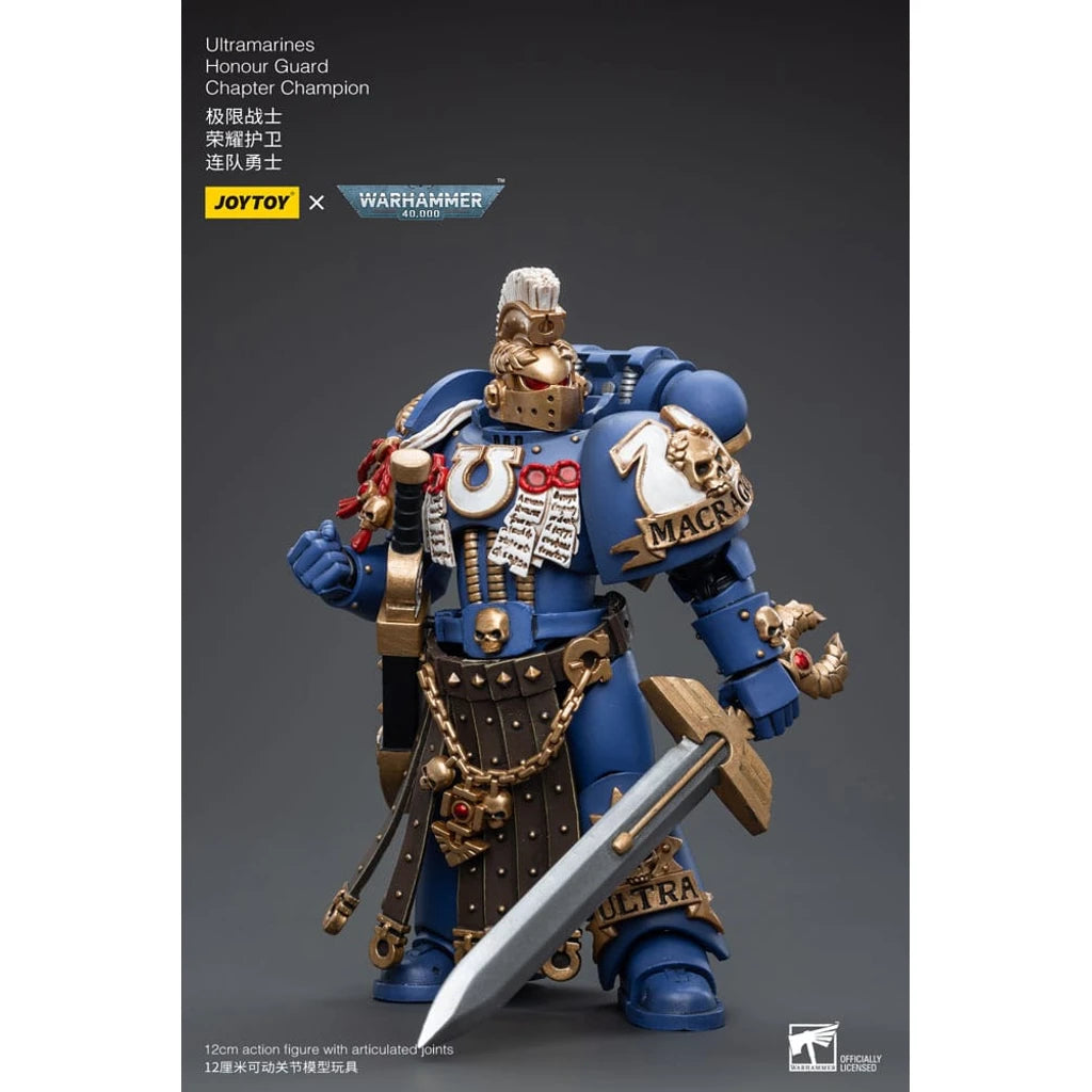 Warhammer 40k Action Figure 1/18 Ultramarines Honour Guard Chapter Champion 12 cm