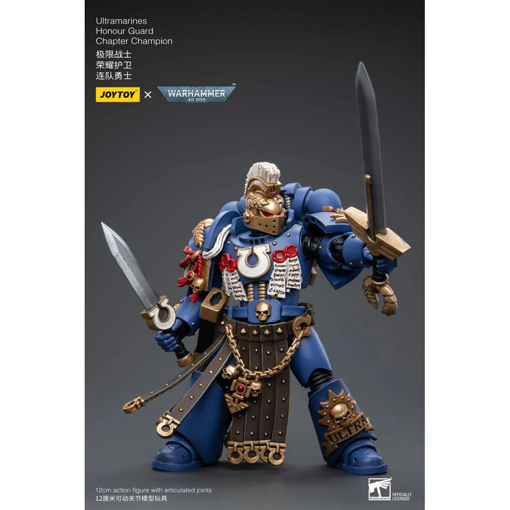 Warhammer 40k Action Figure 1/18 Ultramarines Honour Guard Chapter Champion 12 cm