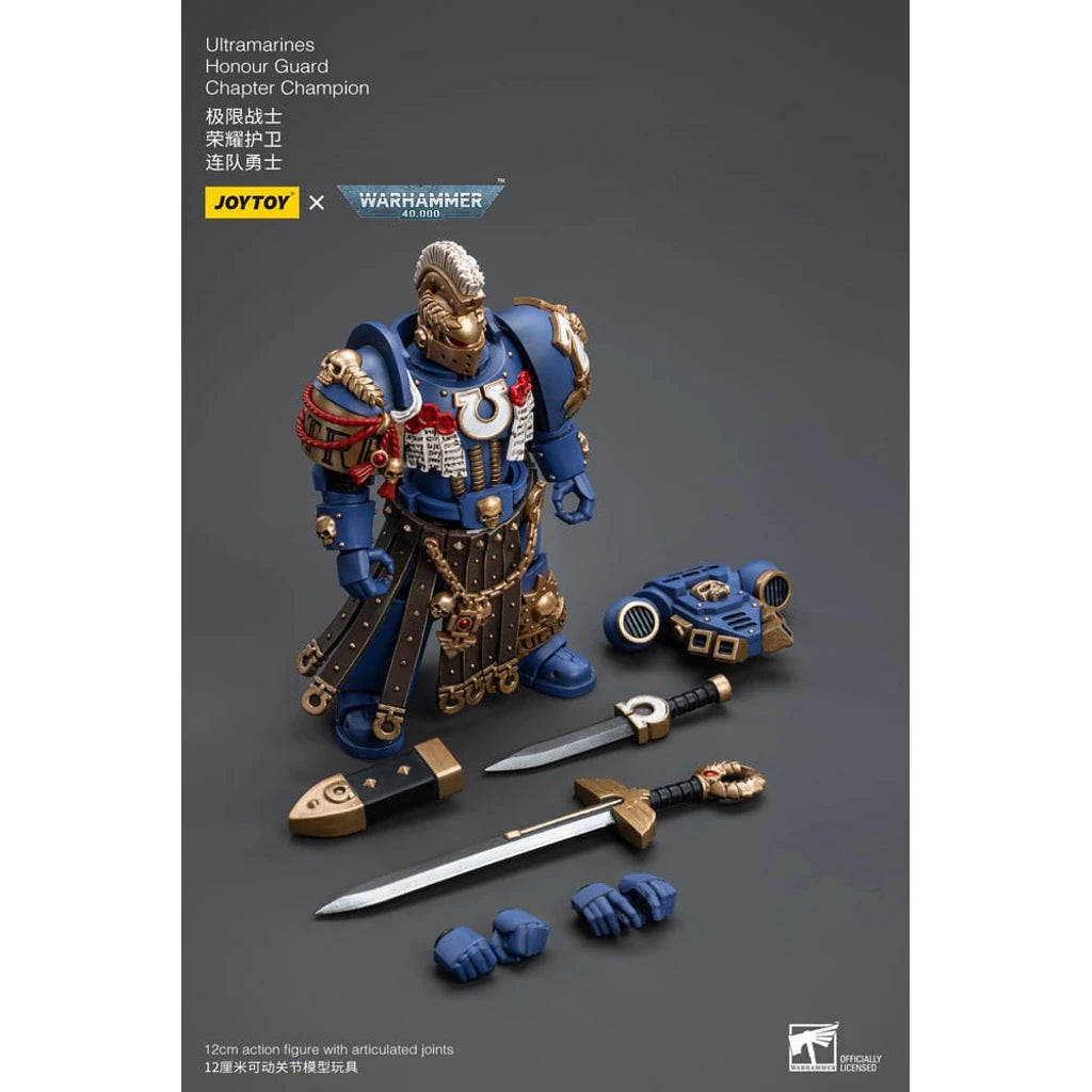 Warhammer 40k Action Figure 1/18 Ultramarines Honour Guard Chapter Champion 12 cm