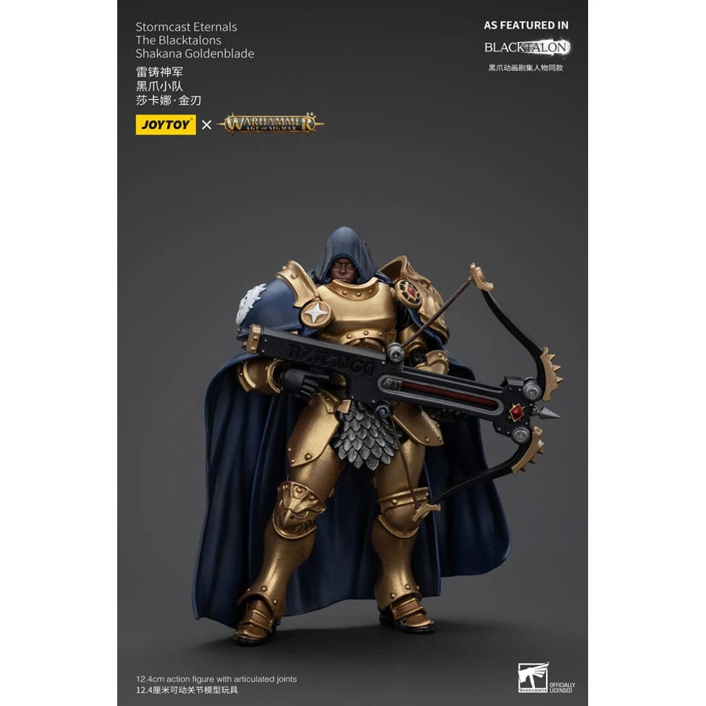 Warhammer Age of Sigmar Actionfigur Stormcast Eternals The Blacktalons Shakana Goldenblade 20 cm