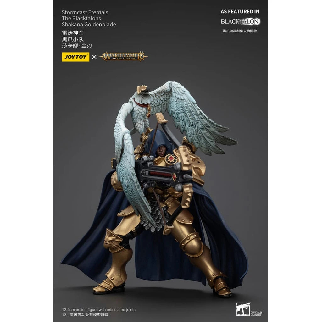 Warhammer Age of Sigmar Actionfigur Stormcast Eternals The Blacktalons Shakana Goldenblade 20 cm