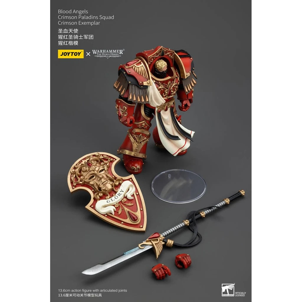 Warhammer The Horus Heresy Action Figure 1/18 Blood Angels Crimson Paladins Squad Crimson Exemplar 14 cm