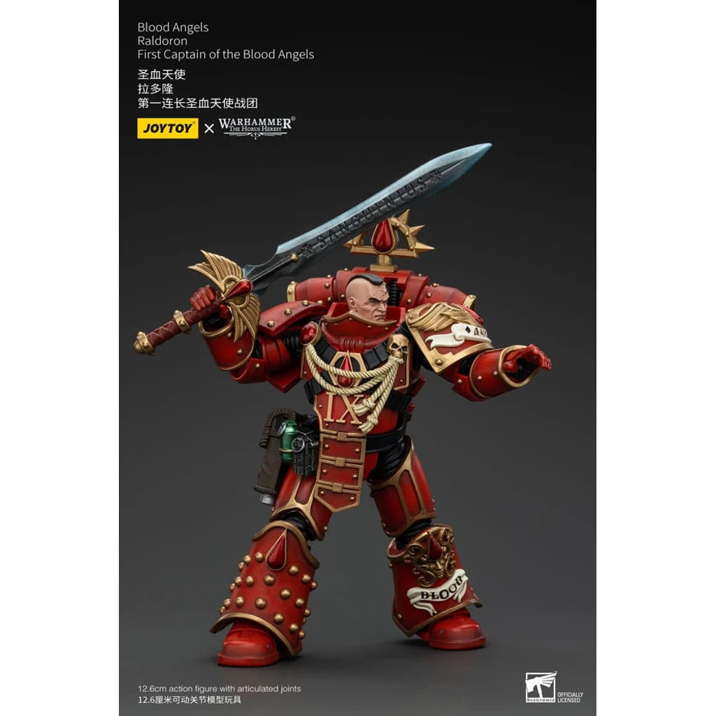 Warhammer The Horus Heresy Action Figure 1/18 Blood Angels Raldoron First Captain of the Blood Angels 13 cm