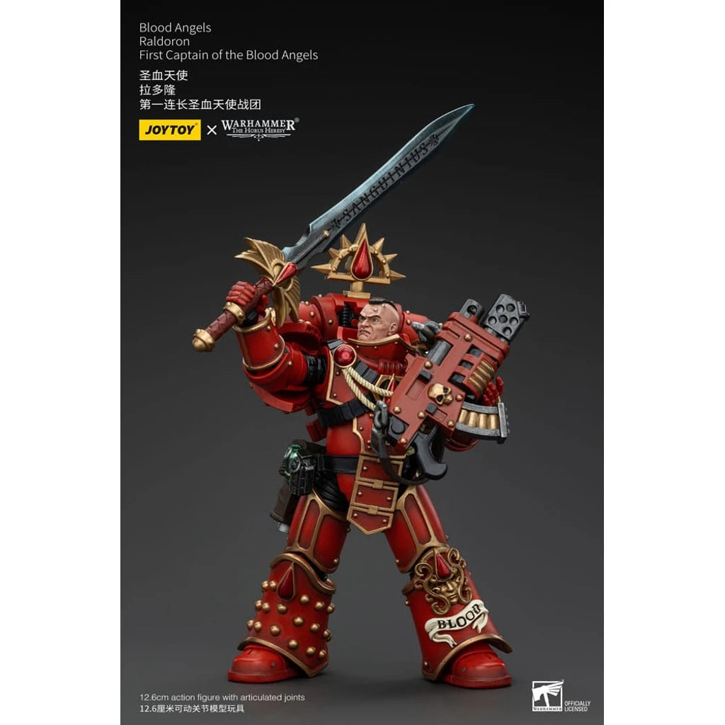 Warhammer The Horus Heresy Action Figure 1/18 Blood Angels Raldoron First Captain of the Blood Angels 13 cm