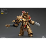 Warhammer The Horus Heresy Action Figure 1/18 Legio Custodes Aquilon Terminator Squad Aquilon with Infernus Firepike 14 cm