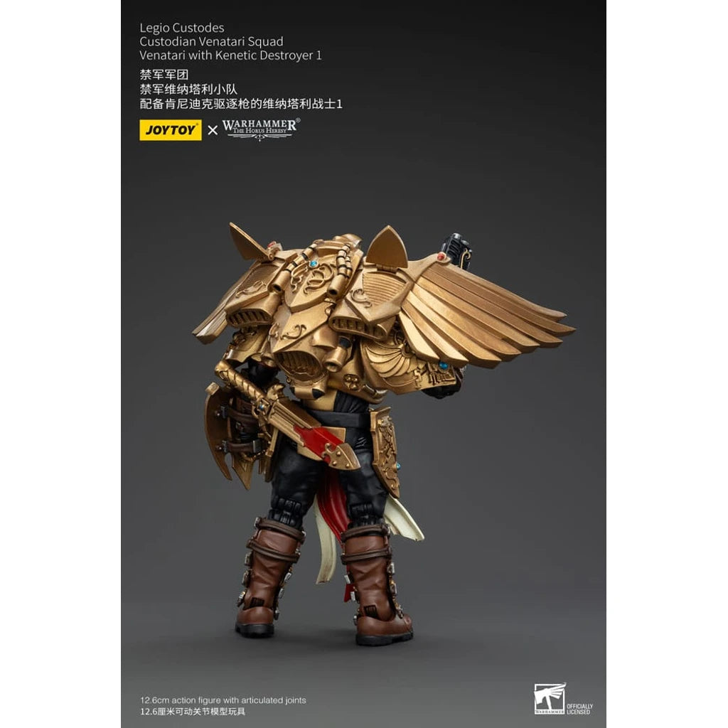 Warhammer The Horus Heresy Action Figure 1/18 Legio Custodes Custodian Venatari Squad Venatari with Kenetic Destroyer 1 13 cm